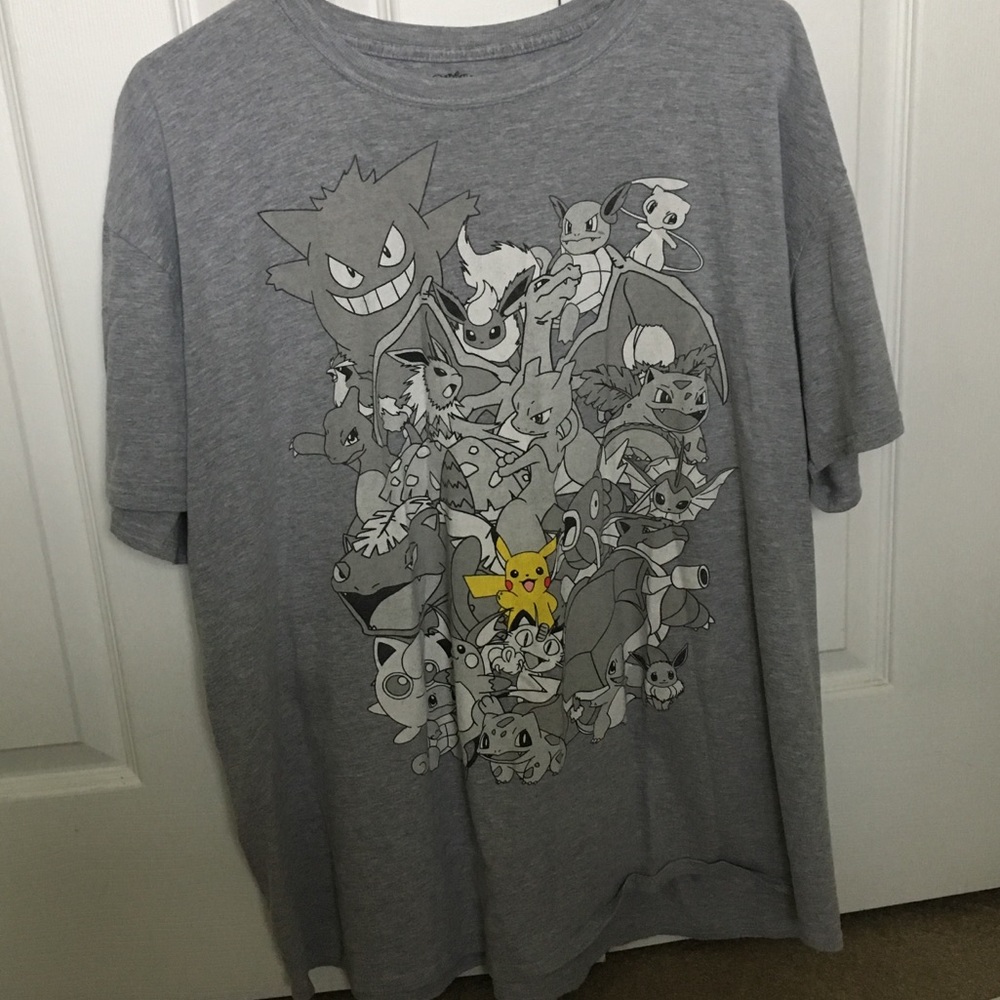 Pokémon Grey Men’s T Shirt Men’s XXL